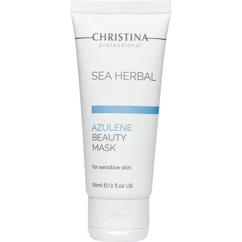 Азуленова маска краси для чутливої шкіри Christina Sea Herbal Beauty Mask Azulene 60 мл від компанії Лікувальна, доглядова та професійна косметика - фото 1