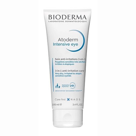 Біодерма Атодерм Інтенсив для сухої шкіри навколо очей Bioderma Atoderm Intensive Eye 3 in 1 100 мл від компанії Лікувальна, доглядова та професійна косметика - фото 1