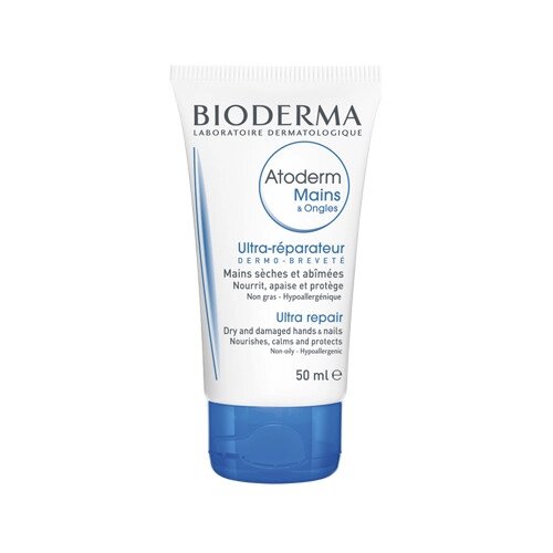 Біодерма Атодерм крем для рук  Bioderma Atoderm Mains & Ongles cream 50 мл від компанії Лікувальна, доглядова та професійна косметика - фото 1