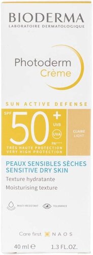 Биодерма Фотодерм Крем сонцезахисний тональний SPF 50+ Bioderma Photoderm SPF 50+ Tinted Cream, 40 мл