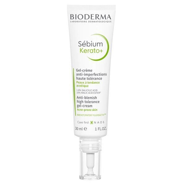 Біодерма Себіум Гель-крем Керато+ Bioderma Sébium Kerato+ Gel-crème, 30 мл від компанії Лікувальна, доглядова та професійна косметика - фото 1