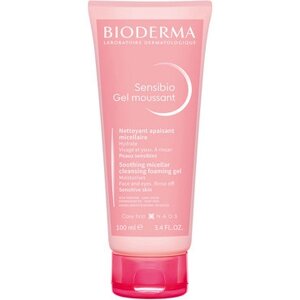 Біодерма Сенсібіо очисний гель для чутливої шкіри Bioderma Sensibio Gel Moussant 100 мл