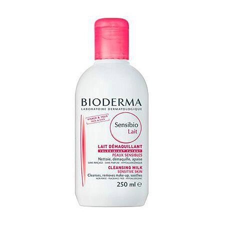 Біодерма Сенсібіо очисне молочко для чутливої шкіри Bioderma Sensibio Lait 250 мл від компанії Лікувальна, доглядова та професійна косметика - фото 1