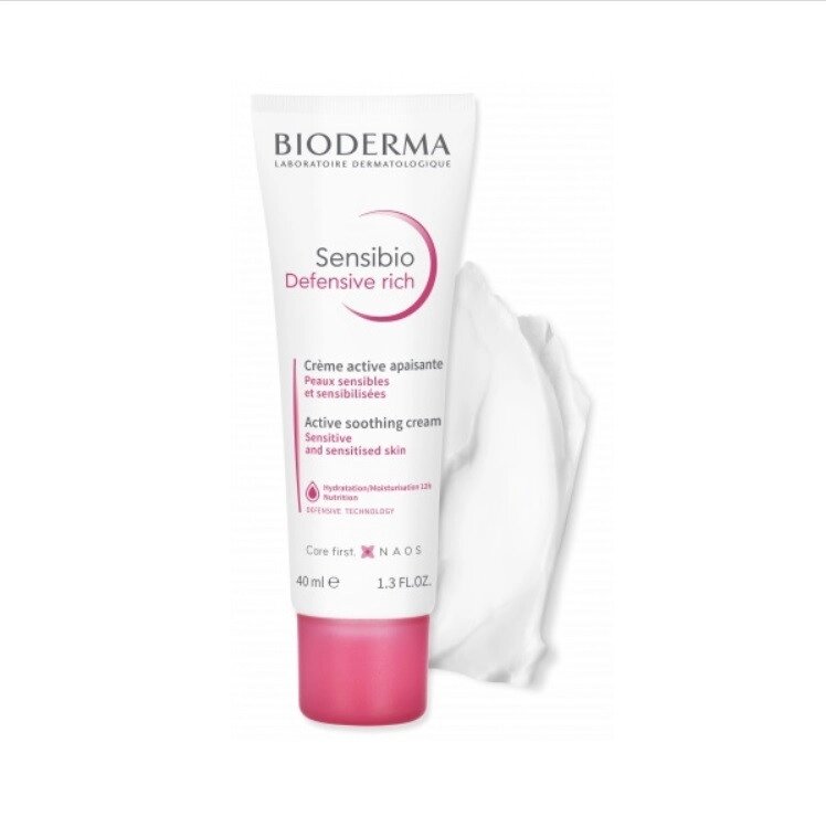 Біодерма Сенсібіо Ріш Дефенсив насичений крем Bioderma Sensibio Defensive creme riche 40 мл від компанії Лікувальна, доглядова та професійна косметика - фото 1