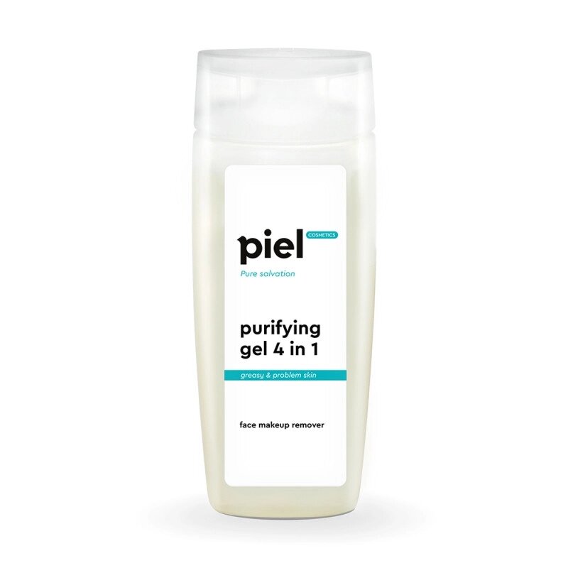 Демакіяж-гель для вмивання проблемної шкіри Piel Purifying Gel 4 in 1 200 мл від компанії Лікувальна, доглядова та професійна косметика - фото 1