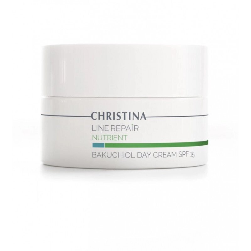 Денний крем SPF 15 з бакучіолом Christina Line Repair Nutrient Bakuchiol Day Cream SPF 15 50 мл від компанії Лікувальна, доглядова та професійна косметика - фото 1