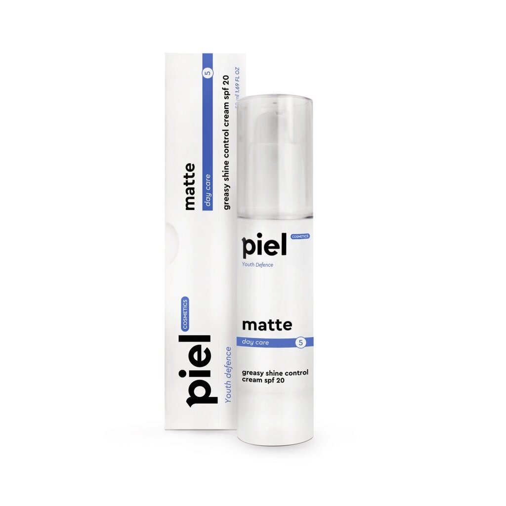 Денний крем з матувальним ефектом Piel Matte Cream SPF 20 50 мл від компанії Лікувальна, доглядова та професійна косметика - фото 1