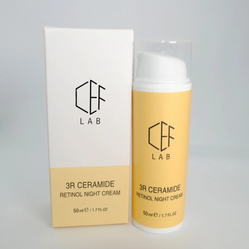 Досконалий Нічний Ретиноловий Крем CEF Lab 3R Ceramide Retinol Night Cream 50 мл від компанії Лікувальна, доглядова та професійна косметика - фото 1