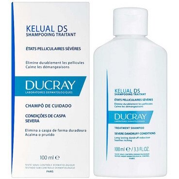 Дюкре Келюаль DS шампунь для лікування важких форм лупи Ducray Kelual DS shampooing traitant antipelliculair від компанії Лікувальна, доглядова та професійна косметика - фото 1