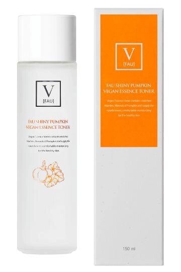 FAU Тонік-есенція з екстрактом гарбуза Shiny Pumpkin Vegan Essence Toner 150 мл від компанії Лікувальна, доглядова та професійна косметика - фото 1