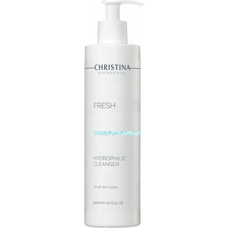 Гідрофільний очисний гель для всіх типів шкіри Christina Fresh Hydrophilic Cleanser 300 мл від компанії Лікувальна, доглядова та професійна косметика - фото 1