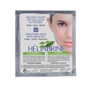 Heliabrine Біоцелюлозна протизапальна маска з зеленим чаєм Smoothing Mask With Green Tea 8 мл