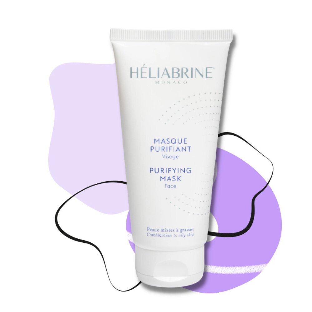 Heliabrine Глибоко очищуюча маска для жирної шкіри Purifying Mask For Oily Skin 75 мл від компанії Лікувальна, доглядова та професійна косметика - фото 1