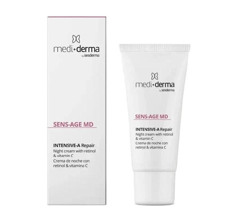 Інтенсивний антивіковий крем для обличчя Medi+derma Antiaging Intensive Facial Cream 0,25% 30 мл від компанії Лікувальна, доглядова та професійна косметика - фото 1