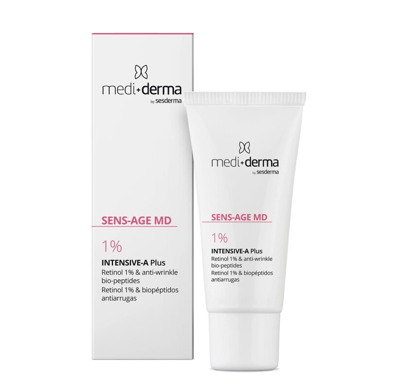 Інтенсивний антивіковий крем для обличчя Medi+derma Antiaging Intensive Facial Cream 1% 30 мл від компанії Лікувальна, доглядова та професійна косметика - фото 1