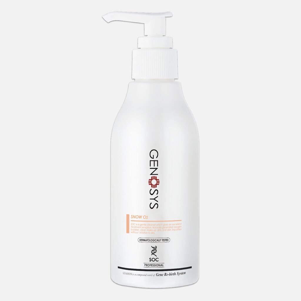 Киснева пінка для вмивання Genosys Snow О2 Cleanser 180 мл від компанії Лікувальна, доглядова та професійна косметика - фото 1