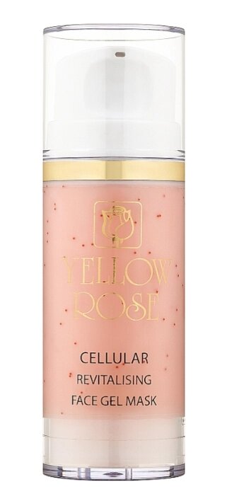 Клеточная тонизирующая гель-маска Cellular revitalizing face gel mask Yelow rose 250 мл від компанії Лікувальна, доглядова та професійна косметика - фото 1