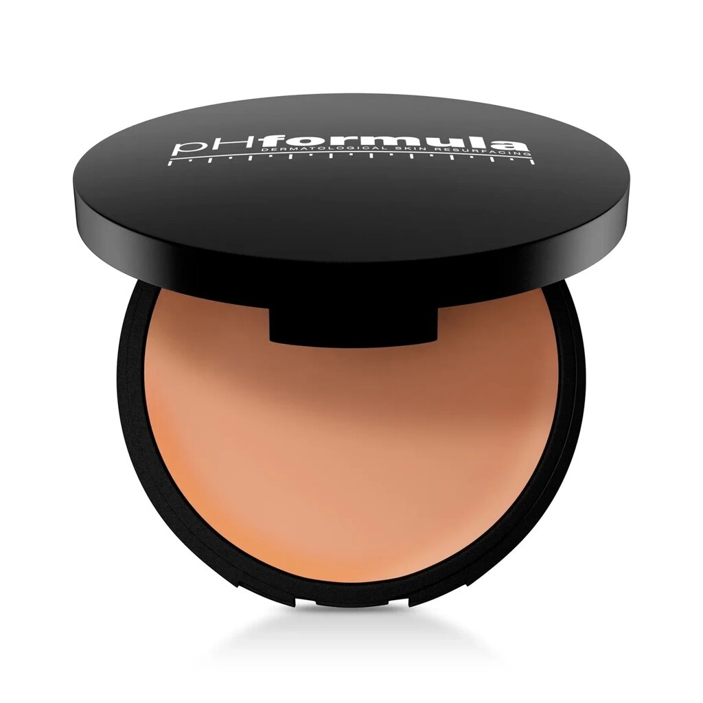 Компактна основа Compact Foundation SPF 50+  (medium) (середній тон) pHformula 10 г від компанії Лікувальна, доглядова та професійна косметика - фото 1