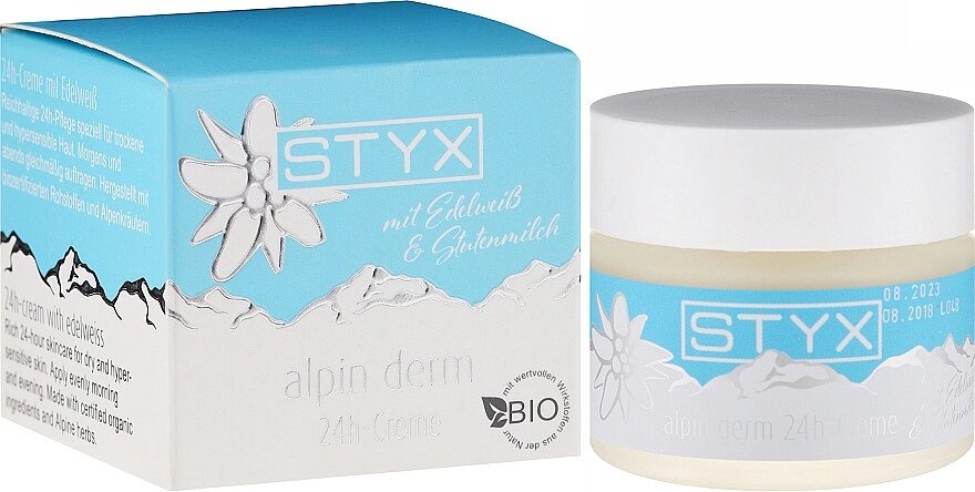 Крем 24 години Styx ALPIN DERM "На молоці кобилиці" 50 мл від компанії Лікувальна, доглядова та професійна косметика - фото 1