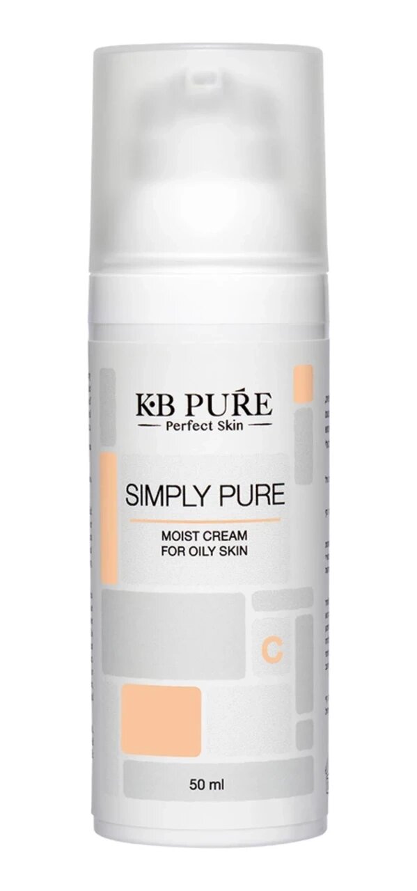 Крем для комбінованого та жирного типів шкіри зволожуючий FOR OILY SKIN KB Pure 50 мл від компанії Лікувальна, доглядова та професійна косметика - фото 1