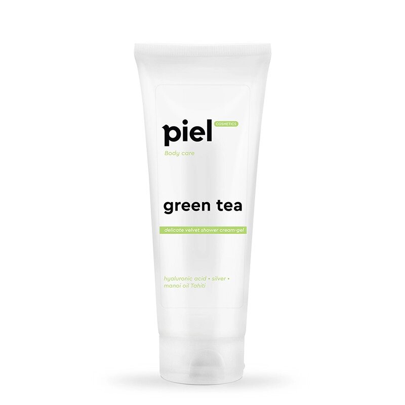 Крем-гель для душу з ароматом зеленого чаю Piel Shower Cream-Gel Green Tea 250 мл від компанії Лікувальна, доглядова та професійна косметика - фото 1