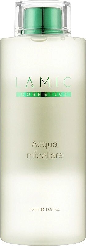 Lamic Cosmetici Міцелярна вода з гіалуроновою кислотою “Acqua micellare” 400 мл від компанії Лікувальна, доглядова та професійна косметика - фото 1