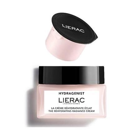 Лієрак Гідраженіст Зволожуючий крем Змінний блок Lierac Hydragenist The Rehydrating Radiance Cream Refill, 50 мл від компанії Лікувальна, доглядова та професійна косметика - фото 1