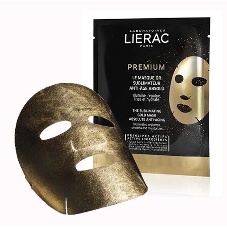 Лієрак Преміум Золота маска Lierac Premium The Sublimating Gold Mask Absolute Anti-Aging від компанії Лікувальна, доглядова та професійна косметика - фото 1