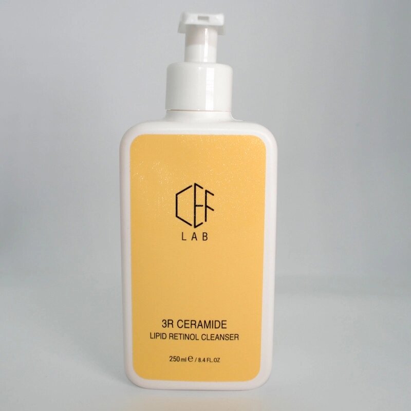 Ліпідний Гель для очищення шкіри CEF Lab 3R Ceramide Lipo-Retinol Cleanser 250 мл від компанії Лікувальна, доглядова та професійна косметика - фото 1