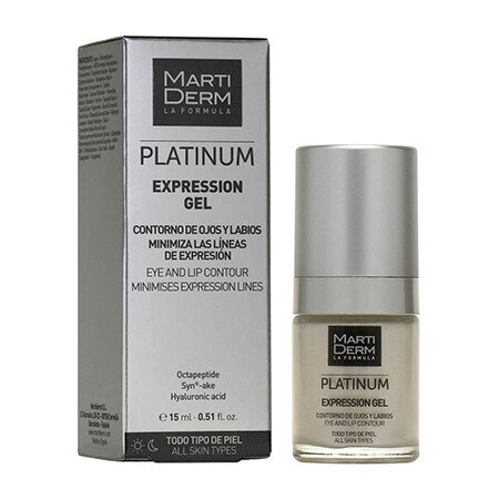 Мартідерм Експрешн гель коректор мімічних зморшок Martiderm Platinum Expression Gel, 15 мл від компанії Лікувальна, доглядова та професійна косметика - фото 1