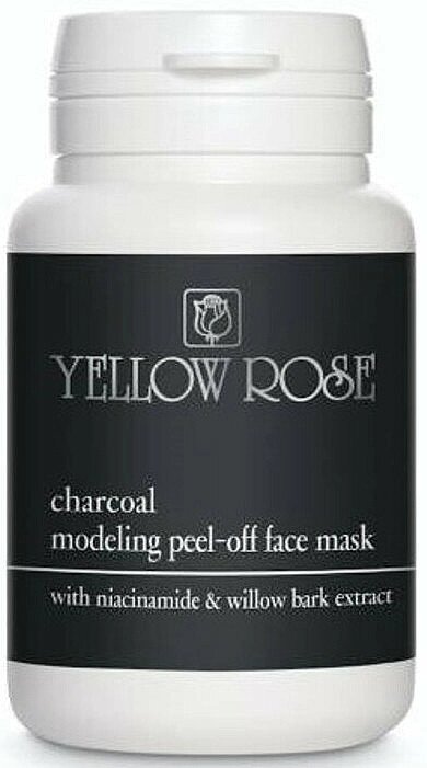 Маска з вугіллям Charcoal modeling face mask Yelow rose 150 гр від компанії Лікувальна, доглядова та професійна косметика - фото 1