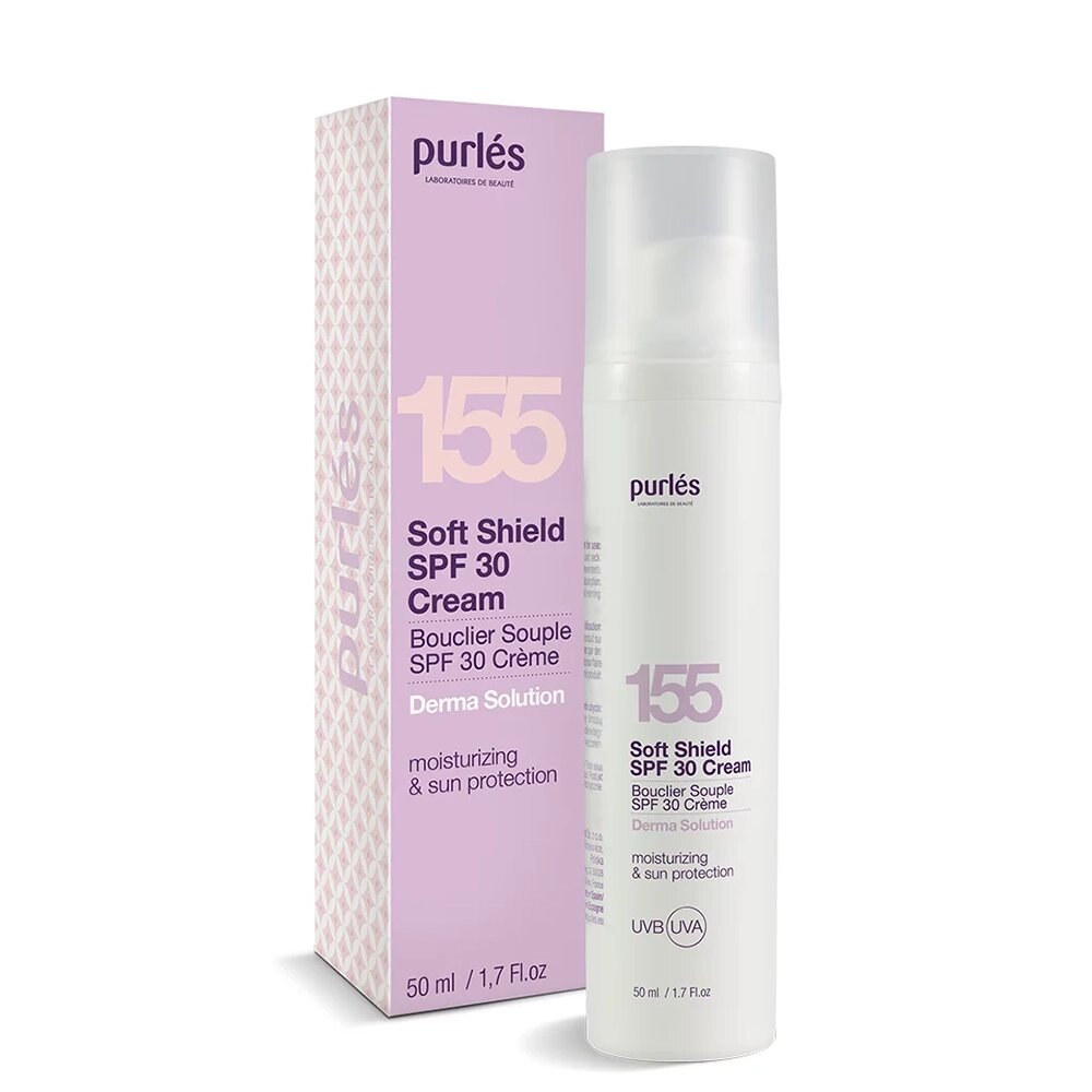 Матова основа SPF 30 Purles Soft Shield SPF 30, 50 мл від компанії Лікувальна, доглядова та професійна косметика - фото 1