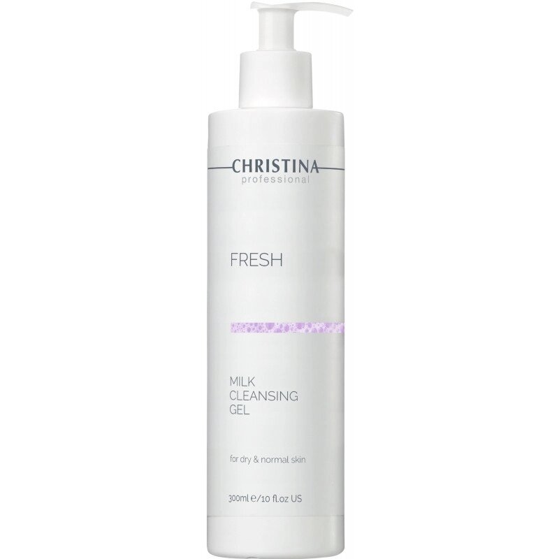 Молочний очисний гель для сухої та нормальної шкіри Christina Fresh Milk Cleansing Gel 300 мл від компанії Лікувальна, доглядова та професійна косметика - фото 1