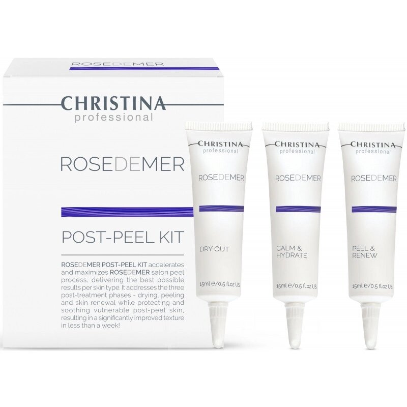 Набір для постпілінгового догляду (3 препарати) Christina Rose De Mer Post-Peel Kit від компанії Лікувальна, доглядова та професійна косметика - фото 1