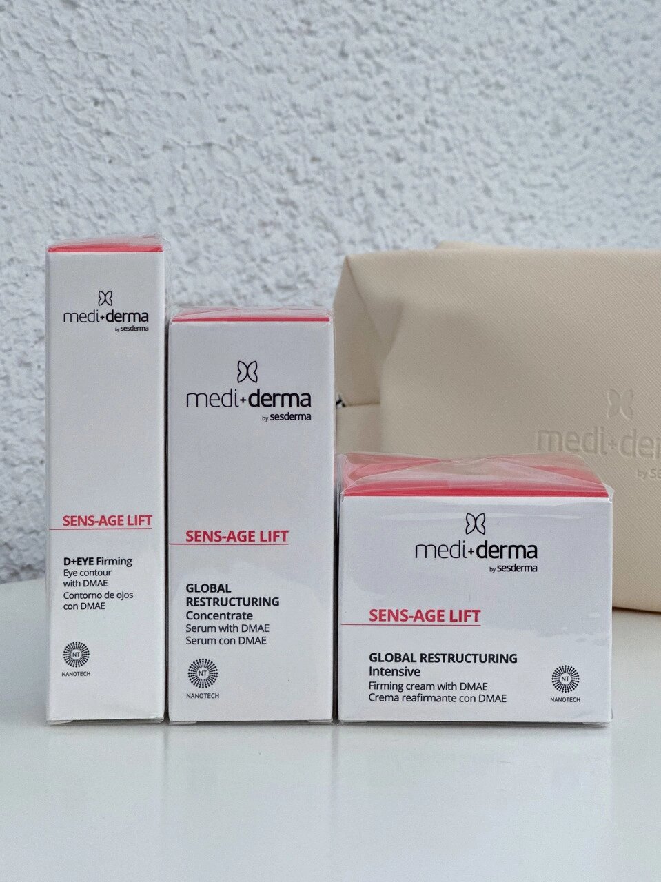 Набір підтягуючий догляд Mediderma Firming Kit з 3 продуктів від компанії Лікувальна, доглядова та професійна косметика - фото 1