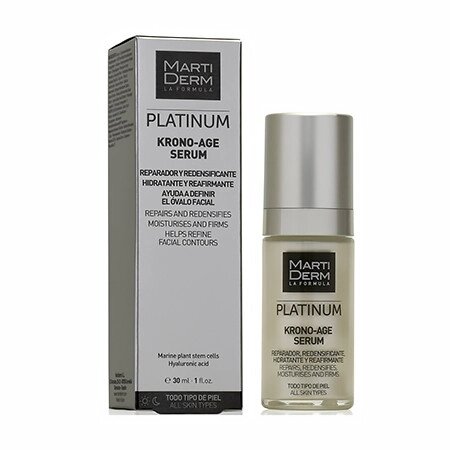 Нічна сироватка для обличчя MartiDerm Platinum Krono-Age Serum 30 мл від компанії Лікувальна, доглядова та професійна косметика - фото 1