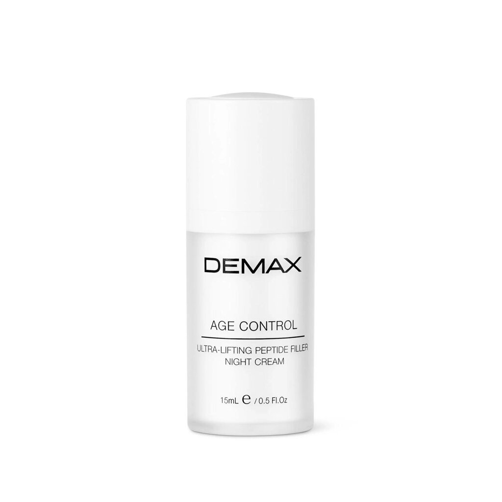 Нічний ліфтинг-крем, що заповнює, з пептидамиAge Control Ultra Night Cream Peptide Filler  Demax15 мл від компанії Лікувальна, доглядова та професійна косметика - фото 1