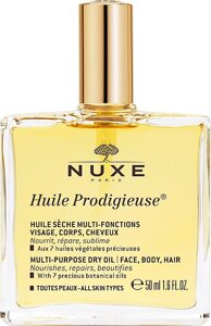 Нюкс Чудова суха олія для шкіри та волосся Nuxe Dry Oil Huile Prodigieuse, 50 мл