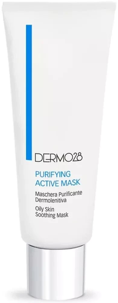 Очищувальна маска для жирної шкіри Dermo28 Pura Purifying Active Mask 20 ml від компанії Лікувальна, доглядова та професійна косметика - фото 1