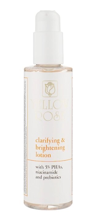 Очищувальний лосьйон з пребіотиками та PHA кислотами Lotion clarifying & brightening pH4  Yelow rose 200 мл від компанії Лікувальна, доглядова та професійна косметика - фото 1