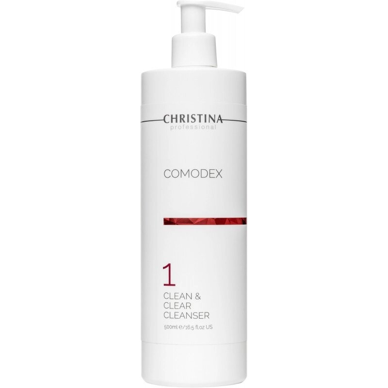 Очисний гель (крок 1) Christina Comodex Clean&Clear Cleanser 500 мл від компанії Лікувальна, доглядова та професійна косметика - фото 1