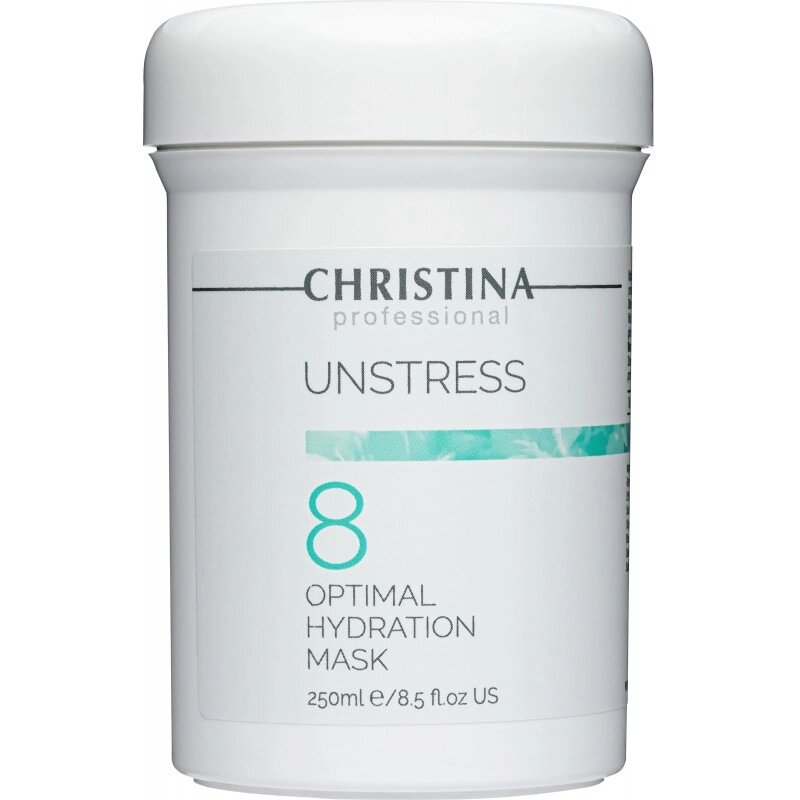 Оптимальна зволожувальна маска (крок 8) Christina Unstress Optimal Hydration Mask 250 мл від компанії Лікувальна, доглядова та професійна косметика - фото 1