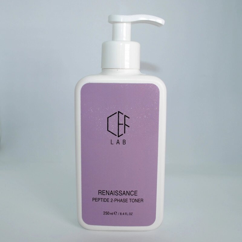 Пептидний двофазний тонер CEF Lab Renaissance Peptide 2-Phase Toner 250 мл від компанії Лікувальна, доглядова та професійна косметика - фото 1