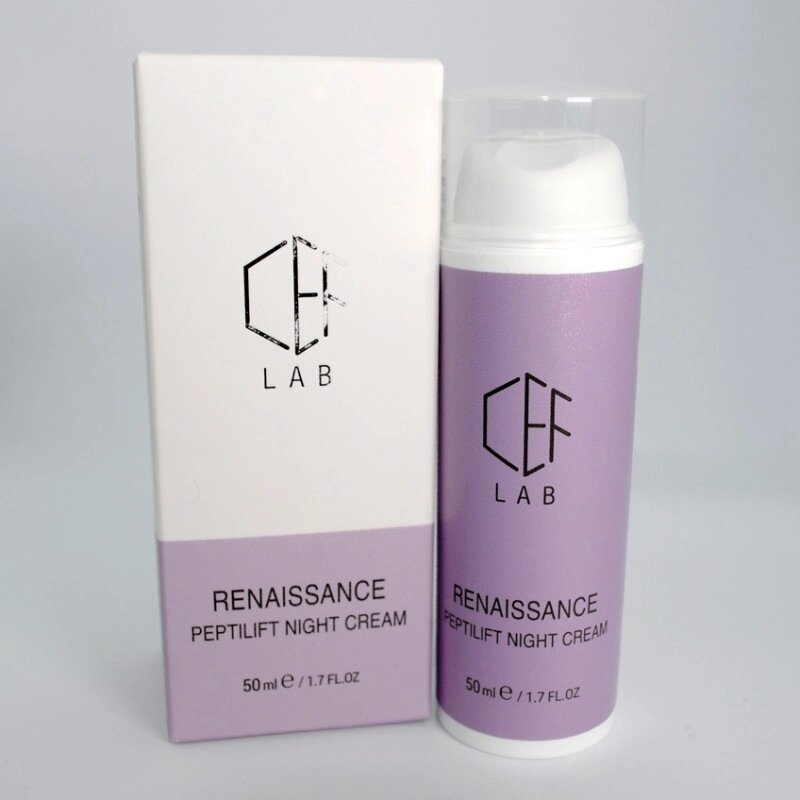 Пептидний нічний Ліфтинг-крем CEF Lab Renaissance Peptilift Night Cream 50 мл від компанії Лікувальна, доглядова та професійна косметика - фото 1