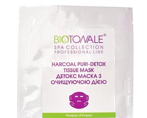 Детокс маска з очищуючою дією DETOX tissue mask Biotonale 1 шт