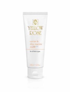 Маска для обличчя з ікрою та морською ДНК Caviar and marine DNA face mask Yellow rose 250 мл