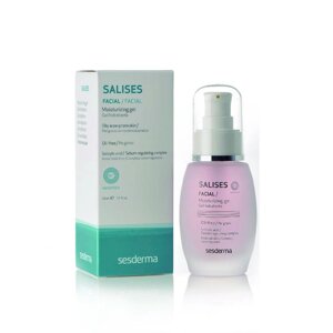 Сесдерма Salises Зволожувальний гель SesDerma Salises Facial Moisturizing Gel, 50 мл