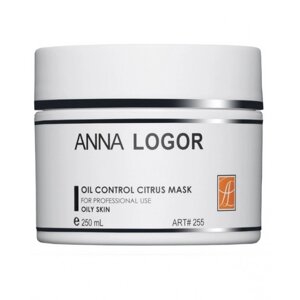 Цитрусова маска для жирної шкіри пастоподібний Anna Logor Oil Control Citrus Mask 250 мл