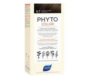 Фіто Фітоколор крем-фарба 6.7 темно-русявий каштановий Phyto PhytoColor Permanent Color 6.7