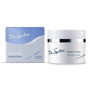 Заспокійливий крем з зеленим чаєм та женьшенем Sanvita Cream Dr. Spiller, 50 мл